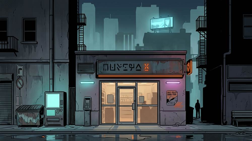 平民區：夜裡的便利商店街角